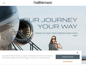 'gulfstream.com' screenshot