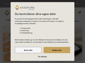 'gullfunn.no' screenshot
