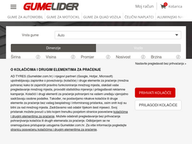 'gumelider.com.hr' screenshot