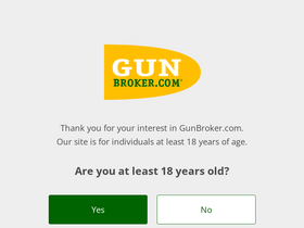 'gunbroker.com' screenshot