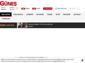 'gunes.com' screenshot
