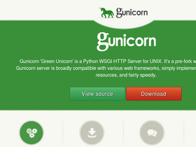 'gunicorn.org' screenshot