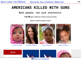 'gunmemorial.org' screenshot