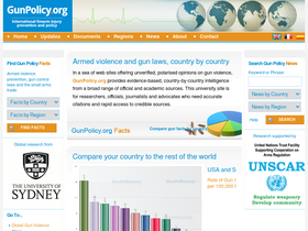 'gunpolicy.org' screenshot