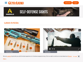 'gunsandammo.com' screenshot