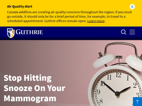 'guthrie.org' screenshot