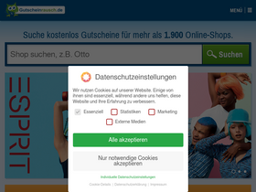 'gutscheinrausch.de' screenshot