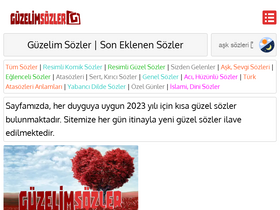 'guzelimsozler.com' screenshot