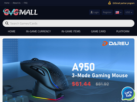 'gvgmall.com' screenshot