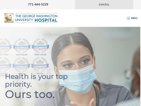 'gwhospital.com' screenshot