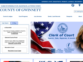 'gwinnettcourts.com' screenshot