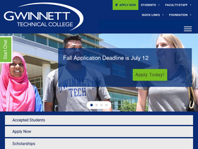 'gwinnetttech.edu' screenshot