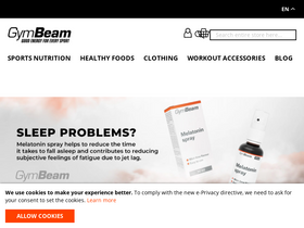 'gymbeam.com' screenshot