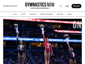 'gymnastics-now.com' screenshot