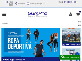 'gympro.cl' screenshot