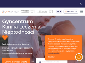'gyncentrum.pl' screenshot