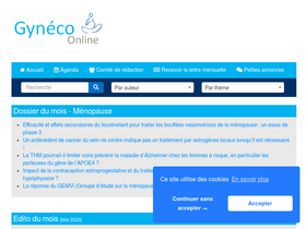 'gyneco-online.com' screenshot