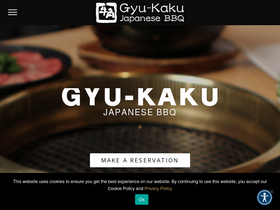 'gyu-kaku.com' screenshot