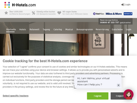'h-hotels.com' screenshot