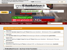 'h0-modellbahnforum.de' screenshot