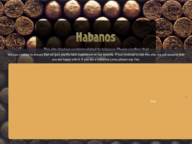 'habanos.com' screenshot