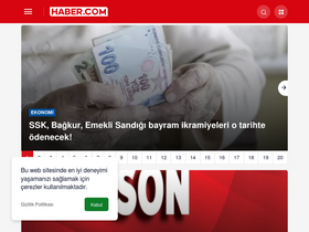 'haber.com' screenshot
