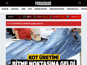 'haberdenizli.com' screenshot