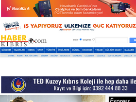 'haberkibris.com' screenshot
