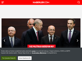 'haberler.com' screenshot