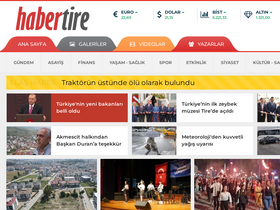'habertire.com' screenshot