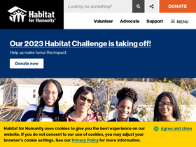 'habitat.org' screenshot