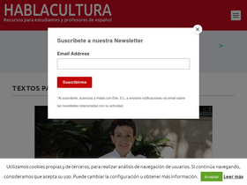 'hablacultura.com' screenshot