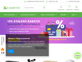 'habys.pl' screenshot