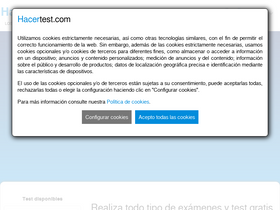 'hacertest.com' screenshot