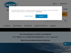'hach.com' screenshot