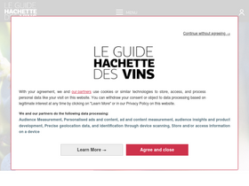 'hachette-vins.com' screenshot
