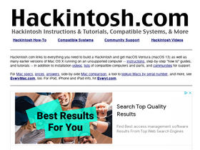 'hackintosh.com' screenshot