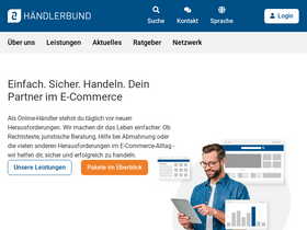 'haendlerbund.de' screenshot
