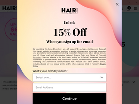 'hair.com' screenshot