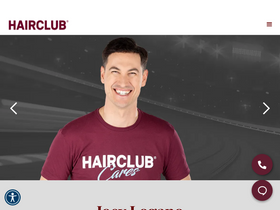 'hairclub.com' screenshot