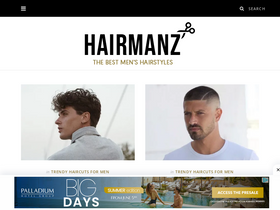 'hairmanz.com' screenshot