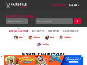 'hairstyleonpoint.com' screenshot
