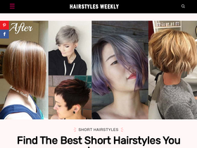 'hairstylesweekly.com' screenshot