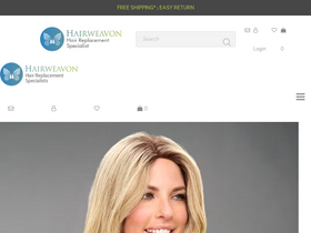 'hairweavon.com' screenshot