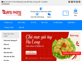 'haisanquangphong.com' screenshot