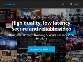 'haivision.com' screenshot