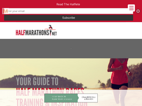 'halfmarathons.net' screenshot