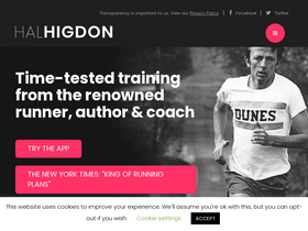 'halhigdon.com' screenshot