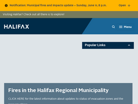 'halifax.ca' screenshot