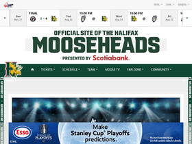 'halifaxmooseheads.ca' screenshot